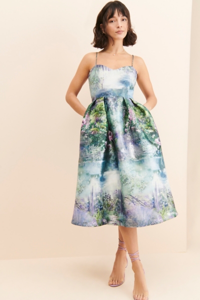 chinese dress ladies Floral Lace Mini Dress 12 / Floral Multi