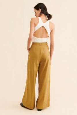 【INCHANT ME】[Unisex] Dylan Banding Wide Slacks INCHANT ME】[Unisex] Dylan Banding Wide Slacks (INCHANT ME
