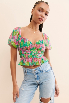 Leigh Floral Top | Nuuly