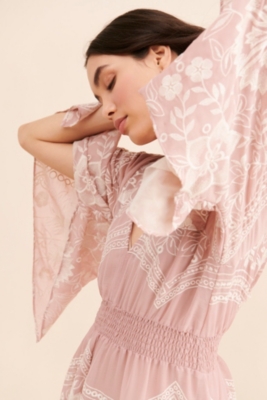 Embroidered Ruffle Dress | Nuuly
