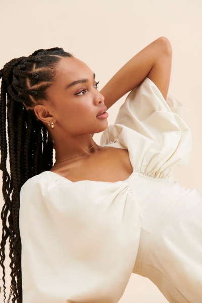 Avery Puff-Sleeve Dress | Nuuly