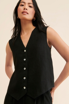 Relaxed Cotton Vest | Nuuly