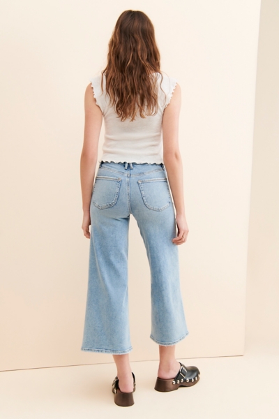 PLEIN SUD JEANS チューブトップ　　フランス製 Good Waist Palazzo Crop Jeans | Nuuly