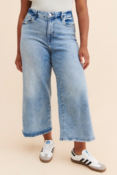 Good Waist Palazzo Crop Jeans | Nuuly