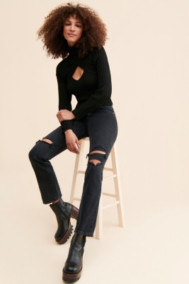 ルーナ Lana Straight Leg Jeans | Nuuly