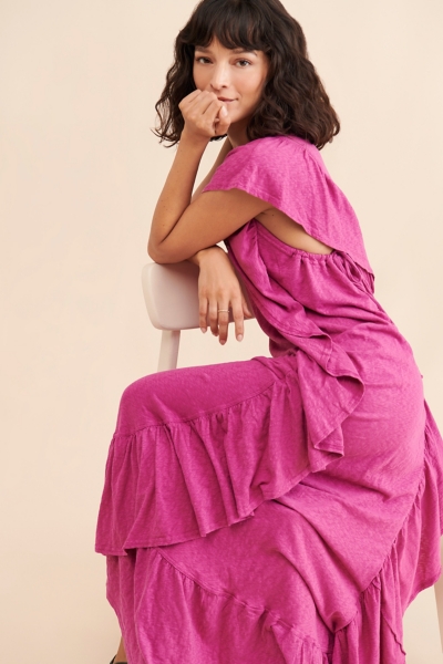 chinese dress ladies Free People Elisa Maxi – Thecottageboutique main image 1