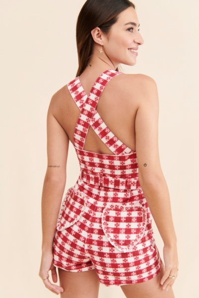 Daisy Gingham Romper | Nuuly