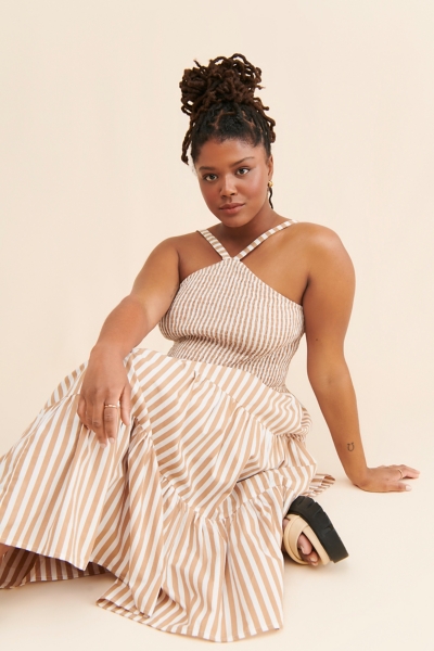 halter plunge dress Whisked Away Halterneck Maxi Dress main image 1