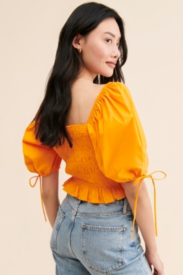 トップス MELT THE LADY bumpy smocking bare tops トップス MELT THE LADY bumpy smocking bare tops CLOSED