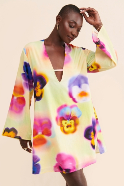 Floral Dye Tunic Dress | Nuuly