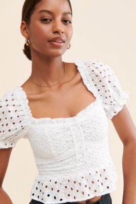 トップス Bibiy. CYNTHIA CROPPED BLOUSE BIBIY. MADE | CYNTHIA CROPPED BLOUSE｜Bibiy.