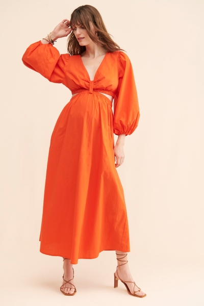 Maternity Cut Out Maxi Dress | Nuuly