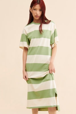 Ada Striped T-Shirt Dress | Nuuly Rent