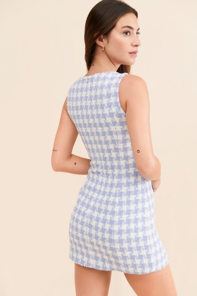 knee length dresses for ladies Strapless Puzzle Mini Dress in Fern | Party Mini Dress