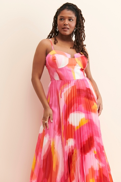 hutch corset maxi dress Hutch Strapless Bustier Maxi Dress