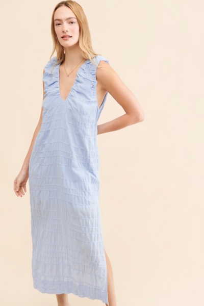 black square neck puff sleeve midi dress Black Square Neck Puff Sleeve Satin Midi Dress