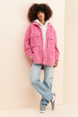 unof ❁︎ OVER FRILL JACKET Multi Quilted Fur Trim Hood Jacket – JGallery