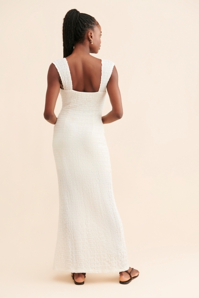 free people eleni bodycon midi dress Free People Eleni Bodycon Midi in White