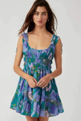 Denim Moto Mini Dress
