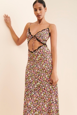 Olivier Lace Cutout Floral Dress | Nuuly