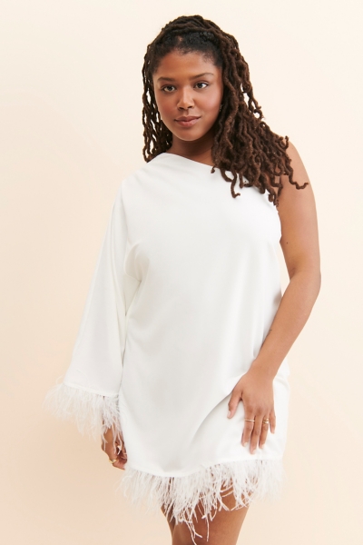 fairy aesthetic dresses Mini Divine Dress in Ivory – Taller Marmo Boutique main image 1