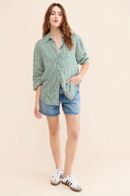 Capri Stripe Becca Shirt | Nuuly