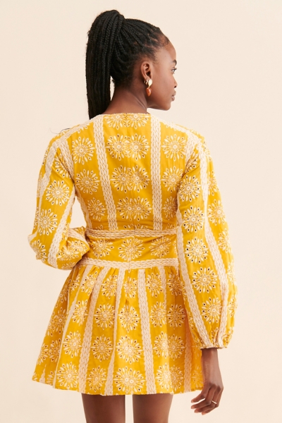 alexia mixed media mini dress alexia mixed media mini dress Alexia Admor Alexa Lace Trim Floral Print  Dress
