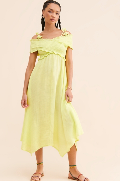 ruffle pleated dress Emma Ruffle Halter Maxi Dress With Pleated Ruffles — Vicancio