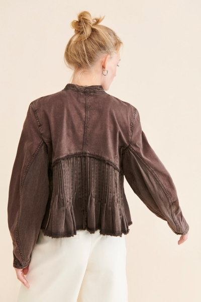 Cassidy Pleated Jacket | Nuuly