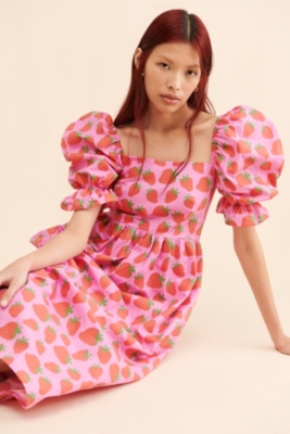Sophie Strawberry Midi Dress | Nuuly