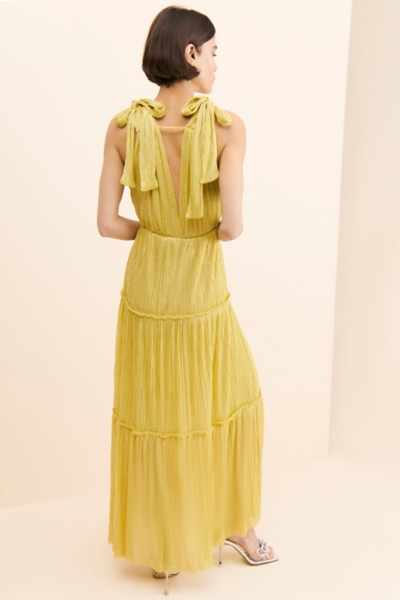 chinese dress ladies Floral Maxi Dress with Long Sleeves - Helena main image 0