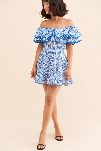 Mecca Geo Print Mini Dress | Nuuly