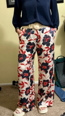 Floral Pleated Wide Leg Pants | Nuuly