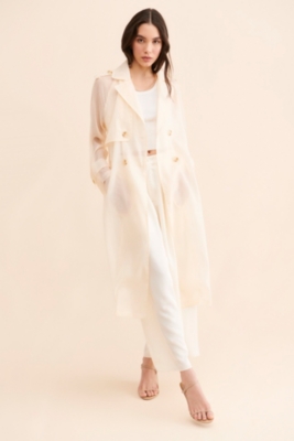 Sheer Trench Coat | Nuuly