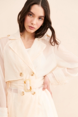 Dolan Sheer Trench Coat