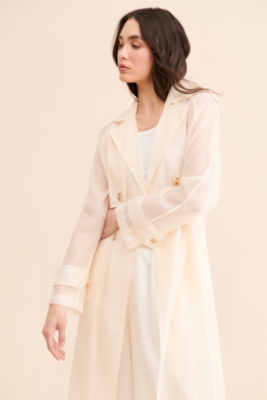 Sheer Trench Coat | Nuuly