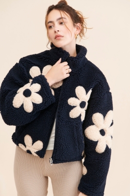 Love Life Floral Fleece Jacket | Nuuly