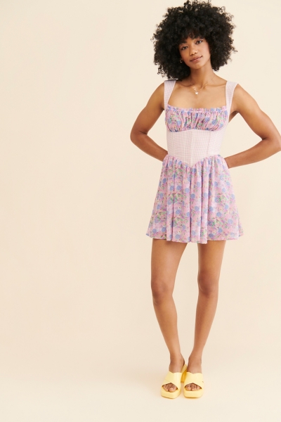 brenna mini dress Oh Polly Brenna open back jersey mini dress in white