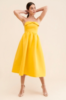 Blaine Bow Midi Dress