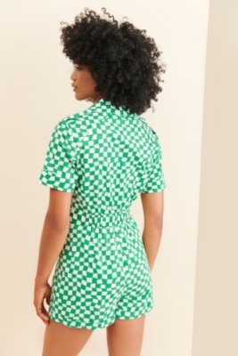 Marrs Checked Romper | Nuuly