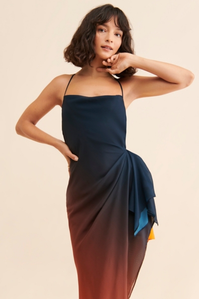 Tyler Ombre Chiffon Dress