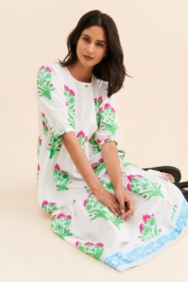 Gaia Printed Midi Dress