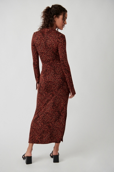Shayla Wrap Midi Dress