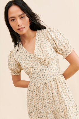 Tiered Cutout Midi Dress | Nuuly
