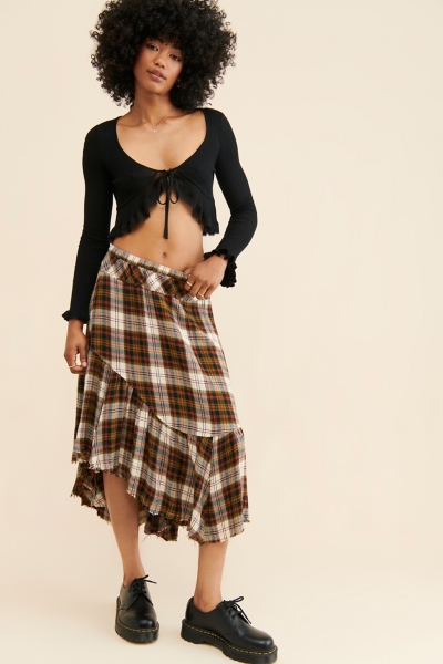 Marcelline Plaid Skirt | Nuuly