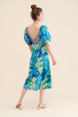 Jungle Panther Midi Dress