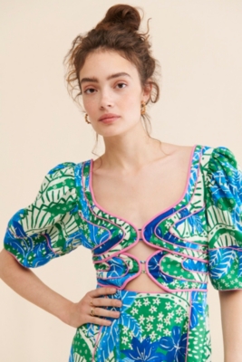 Jungle Panther Midi Dress
