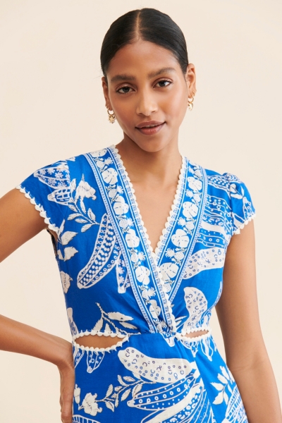 Lace Banana Midi Dress | Nuuly