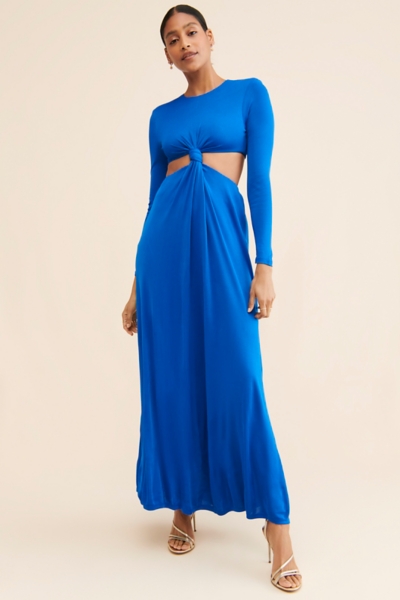 Knotted Cut-Out Maxi Dress | Nuuly
