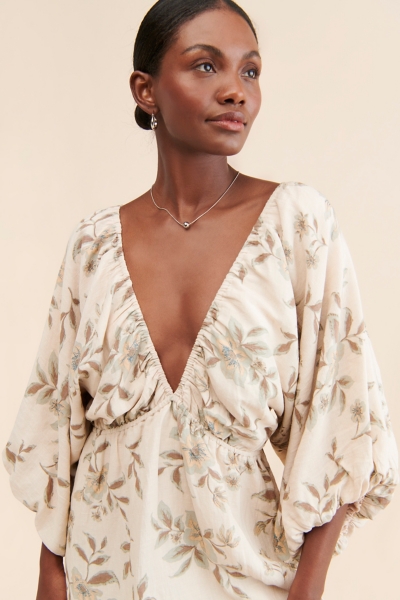Portia Printed Mini Dress | Nuuly